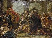 Giovanni Battista Gaulli Called Baccicio The Continence of Scipio oil painting artist